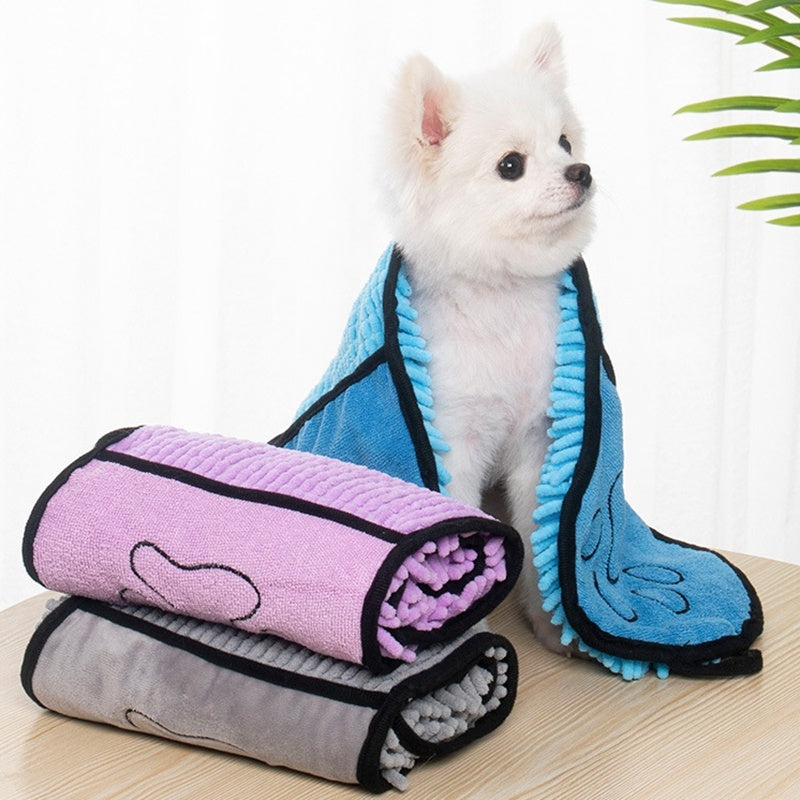 Pet Super Absorbent Microfiber Bath Towel