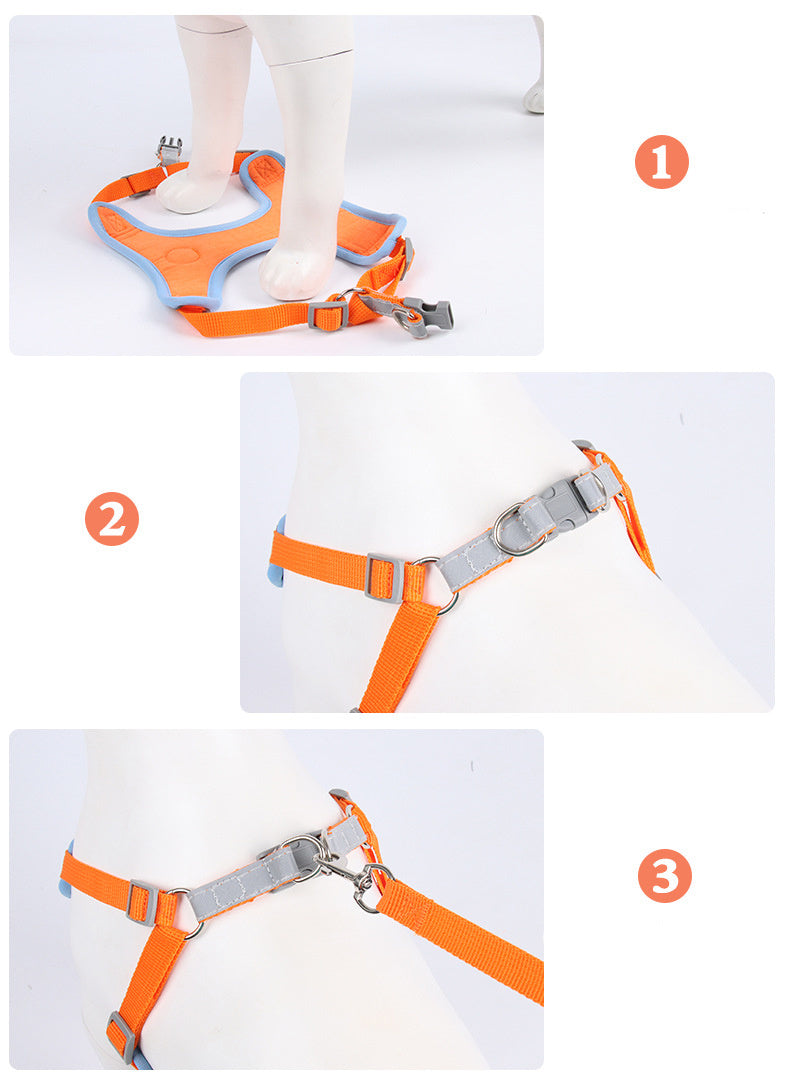 Soft Mesh Chest Strap Reflective Harness