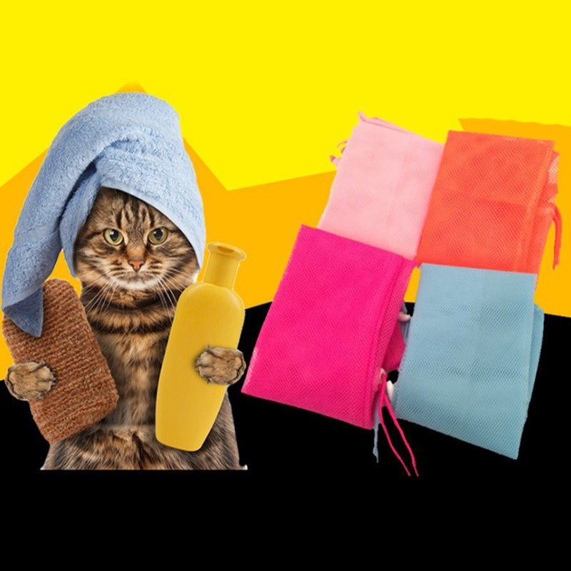 Adjustable Multifunctional Soft Cat Grooming Bag