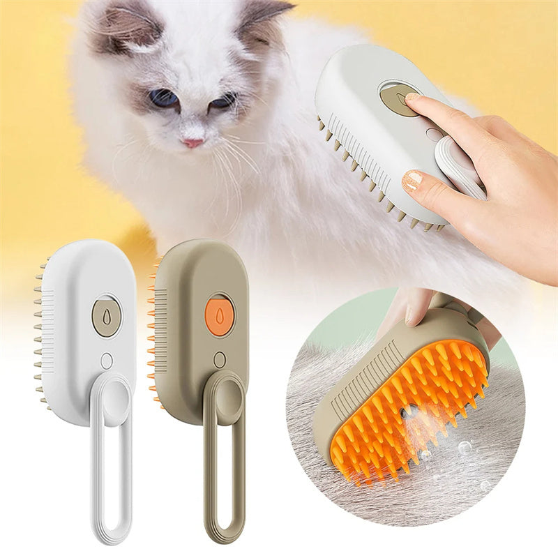 3-in-1 Electric Spray Steam Brush