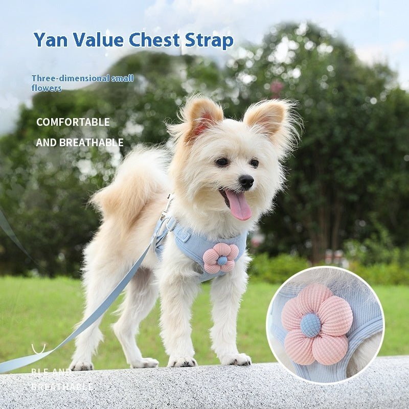 Vest-style Chest Strap Dog Leash