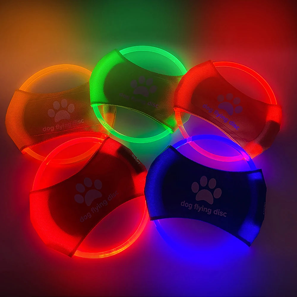 Pet LED Luminous Flying Discs