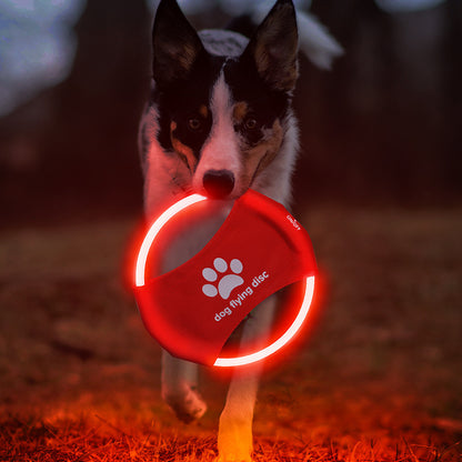 Pet LED Luminous Flying Discs